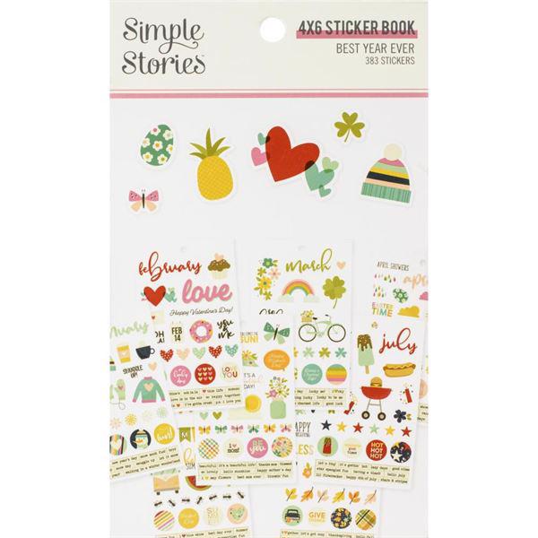 Simple Stories Sticker Book - Best Year Ever