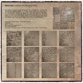 Tim Holtz Paper Pad - Kraft Resist / Halloween