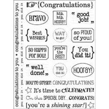 SRM Sticker Sentiments - Congratulations