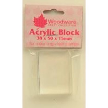 Akryl Blok - 3,8 x 5 cm