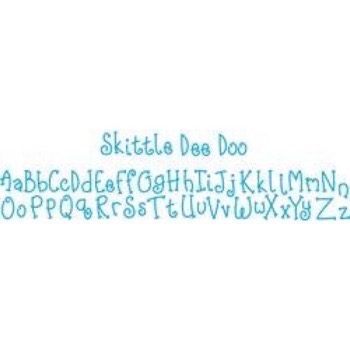 Sizzlits Strip Alphabet Die - Skittle Dee Doo