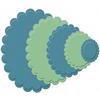 Spellbinders Nestabilities Dies - Classic Oval Scallop Large
