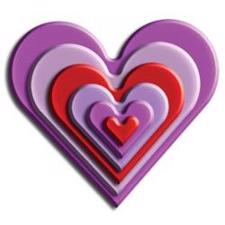 Spellbinders Nestabilities Dies - Classic Heart