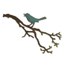 Tim Holtz / Sizzix Die - Bigz / Bird Branch