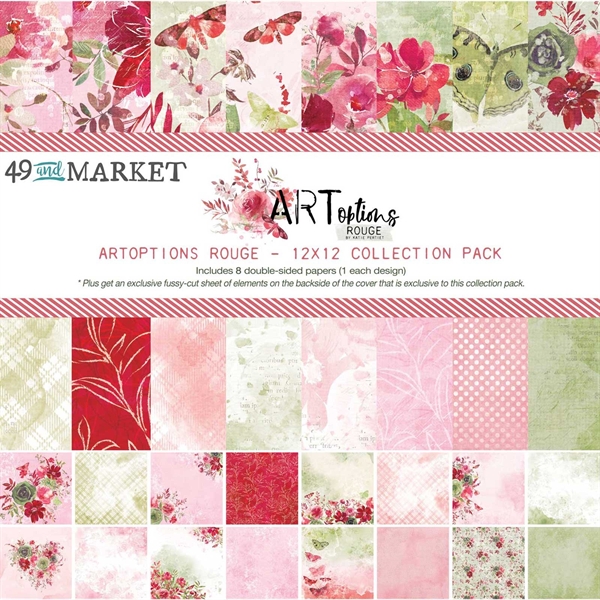 49 and Market Collection Pack 12x12" - Artoptions Rouge