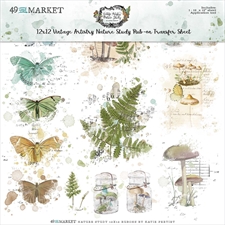 49 and Market - Nature Study Rub-ons 12x12"