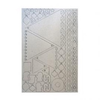 Maya Road Chipboard - Mini Christmas Tree Book
