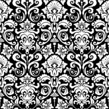 Cover a Card Cling Stamp  - Reverse Damask