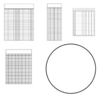 Maya Road Transparencies - Ledgers / Black