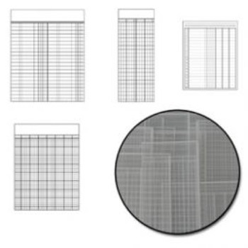 Maya Road Transparencies - Ledgers / White