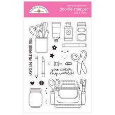 Doodlebug Designs Clear Stamps - Cute & Crafty