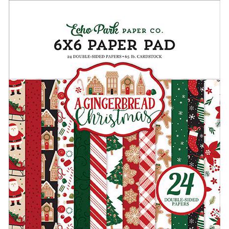Echo Park Paper Pad 6x6" - A Gingerbread Christmas