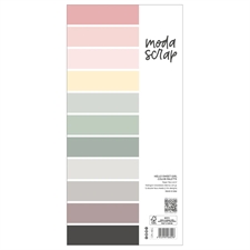 ModaScrap Paper Color Palette 6"x12" - Hello Sweet Girl (ensfarvet)