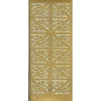 Stickers - Klassisk hj�rne (545) - Guld 