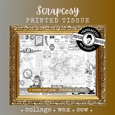 PaperArtsy Printed Tissue - Scrapcozy